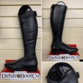 DENIRO SALENTINO PLAIN BLACK BOOT LUCIDI BLK TOP&BLK PIPE